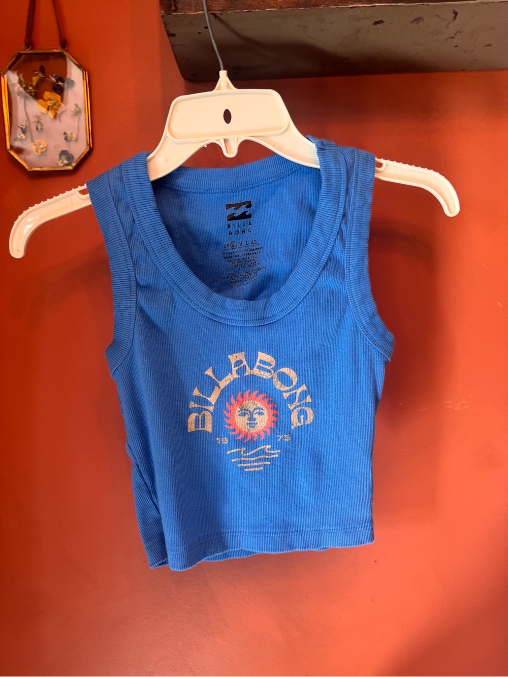 Billabong Royal Blue Sun Graphic Ribbed Tank - Women's